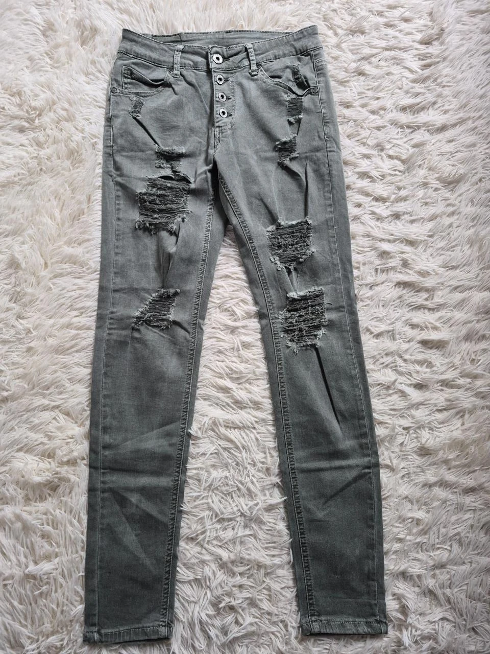 Jean de couleur kaki - Taille XS - Très bon état